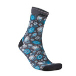 KARPOS SPASSO PRINT W SOCKS WINDWARD BLUE NIAGARA BRIGHT W